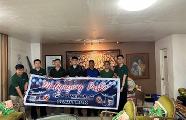 中國重汽在菲律賓舉辦圣誕節(jié)公益活動(dòng)